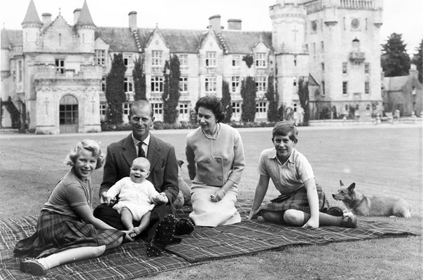 Queen Elizabeth II & Royal Family Balmoral 1960