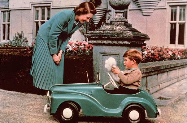 Princess Elizabeth & Prince Charles Balmoral 1952