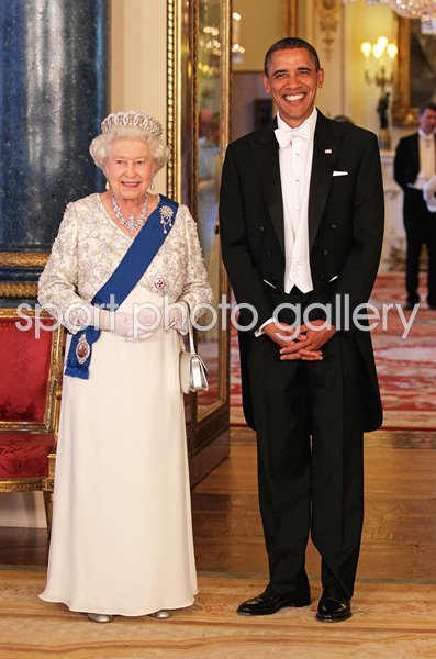 Queen Elizabeth II & President Barack Obama London 2011