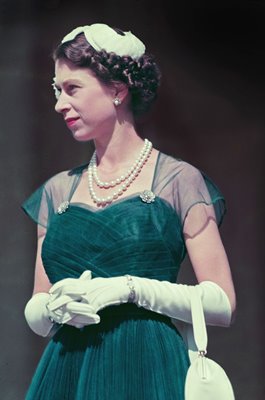 Queen Elizabeth II Government House Melbourne Australia 1954