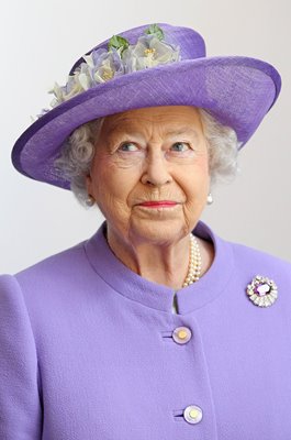 Queen Elizabeth II visits maternity ward the Lister Hospital Stevenage 2012