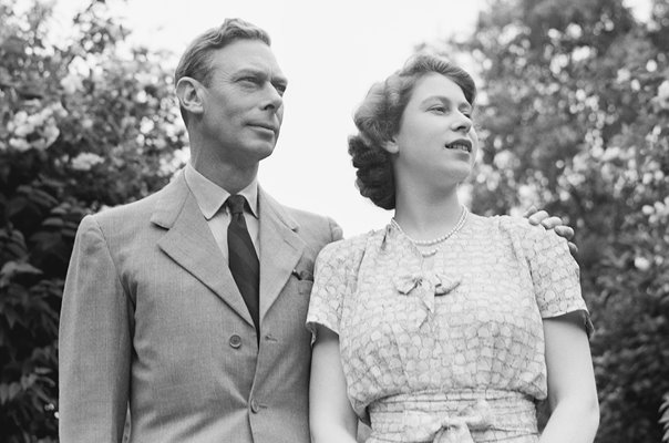 King George VI and Queen Elizabeth Windsor Castle 1946