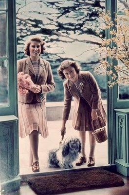 Princesses Elizabeth and Margaret Rose Windsor 1942