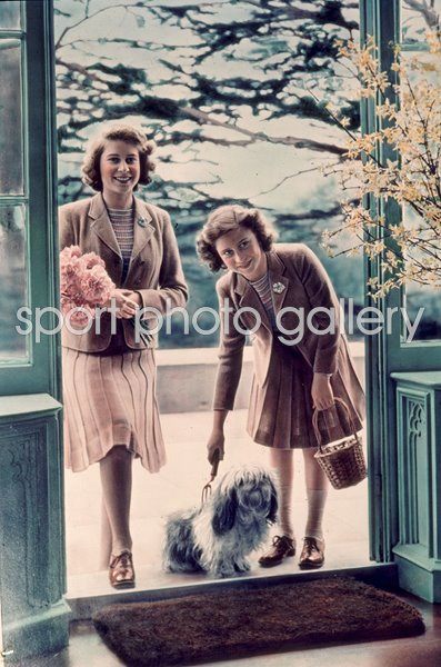 Princesses Elizabeth and Margaret Rose Windsor 1942