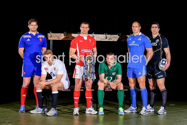 Six Nations 2013 Team Captains