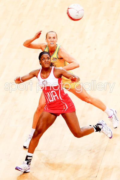 Sasha Corbin England v Australia Netball 2011