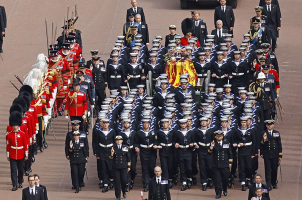 State Gun Carriage Funeral Of Queen Elizabeth II London 2022
