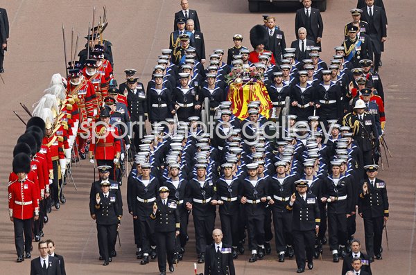 State Gun Carriage Funeral Of Queen Elizabeth II London 2022