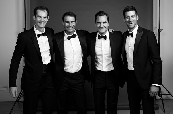 Andy Murray, Rafael Nadal, Roger Federer & Novak Djokovic Laver Cup 2022 