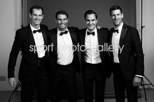 Andy Murray, Rafael Nadal, Roger Federer & Novak Djokovic Laver Cup 2022 