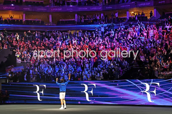 Roger Federer Switzerland Tennis Farewell Laver Cup London 2022