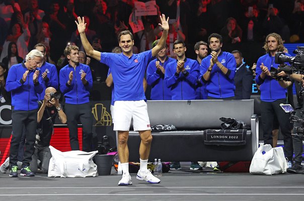 Roger Federer Tennis Farewell Laver Cup London 2022