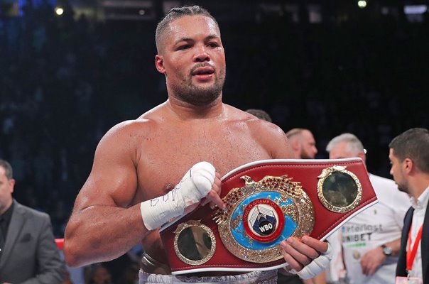 Joe Joyce WBO Interim World Heavyweight Championship Belt Manchester 2022