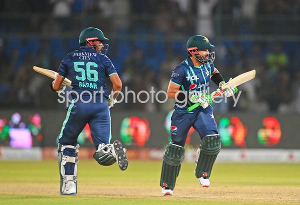 Babar Azam & Mohammad Rizwan Pakistan v England 2nd IT20 Karachi 2022
