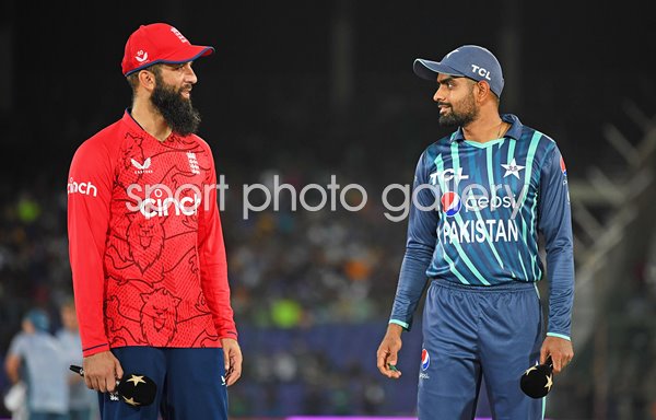 Captains Babar Azam Pakistan & Moeen Ali England IT20 Karachi 2022