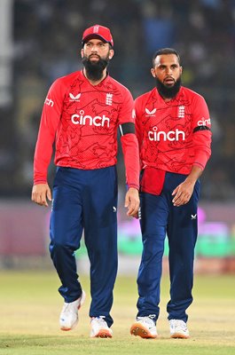 Moeen Ali & Adil Rashid England spinners v Pakistan 1st IT20 2022