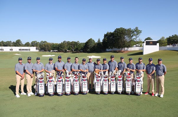 USA Presidents Cup Team 2022 Quail Hollow Country Club North Carolina 2022