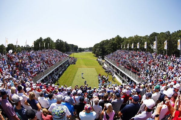 Patrick Cantlay USA 1st Tee Shot Presidents Cup Quail Hollow 2022