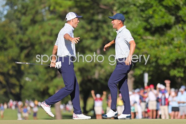 Jordan Spieth & Justin Thomas USA Presidents Cup Quail Hollow North Carolina 2022