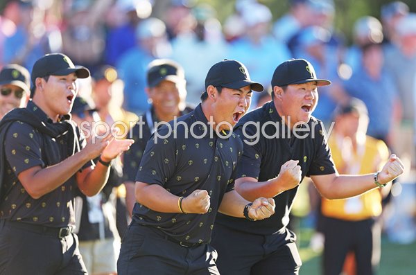 Si Woo Kim, Tom Kim & Sungjae Im South Korea Internationals Presidents Cup 2022