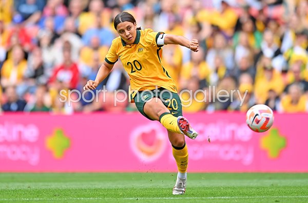 Sam Kerr Australia v Canada Women's Football Brisbane 2022