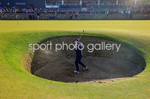 Rory McIlroy Road Hole Bunker 17th St Andrews Alfred Dunhill Links 2022