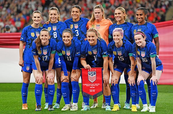 United States team v England Wembley 2022