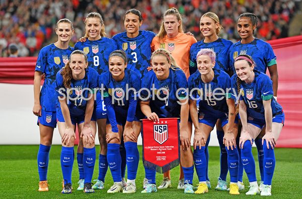 United States team v England Wembley 2022