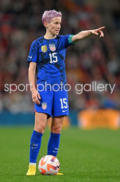 Megan Rapinoe USA v England Football Friendly Wembley 2022