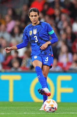 Alana Cook USA v England International Friendly Wembley 2022