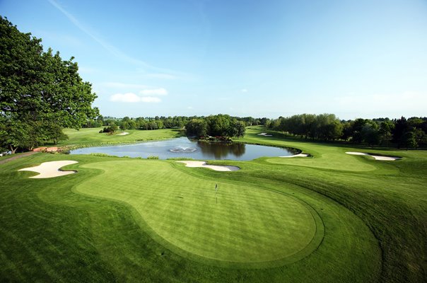 Par 4 18th hole The Belfry Brabazon Course Sutton Coldfield 2009