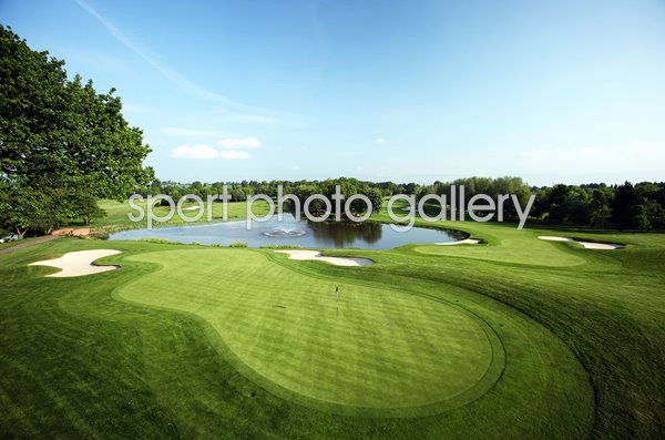 Par 4 18th hole The Belfry Brabazon Course Sutton Coldfield 2009