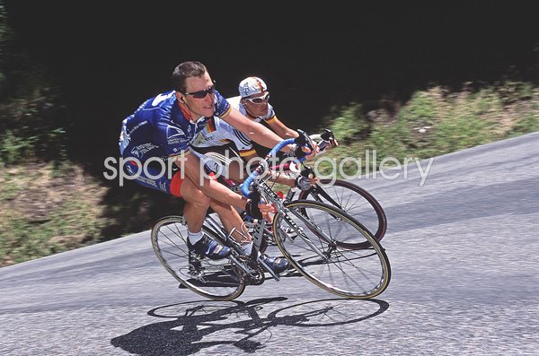 Lance Armstrong & Jan Ullrich Stage 13 Tour de France 2001