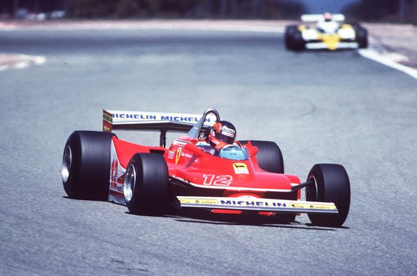 Gilles Villeneuve Canada Scuderia Ferrari Spa Belgium 1979