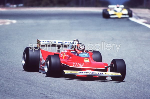 Gilles Villeneuve Canada Scuderia Ferrari Spa Belgium 1979