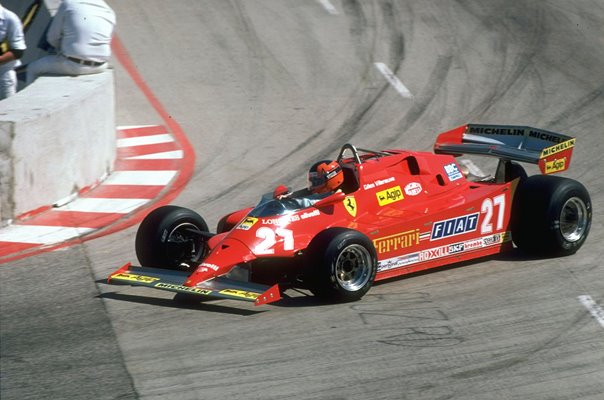 Gilles Villeneuve Canada Scuderia Ferrari Monaco Grand Prix 1981