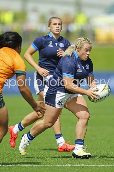 Molly Wright Scotland v Australia Rugby World Cup 2021 