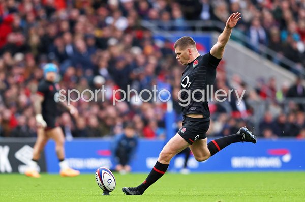 Owen Farrell England kicks v Argentina Twickenham 2022