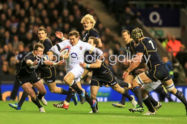 Alex Goode England v Scotland Six Nations 2013
