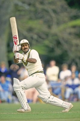 Javed Miandad Pakistan batting v Duchess of Norfolk XI Arundel 1992