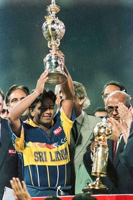 Arjuna Ranatunga Sri Lanka captain World Cup Final v Australia 1996