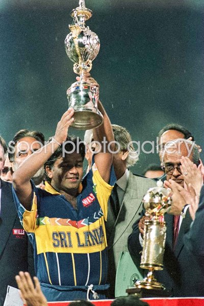Arjuna Ranatunga Sri Lanka captain World Cup Final v Australia 1996