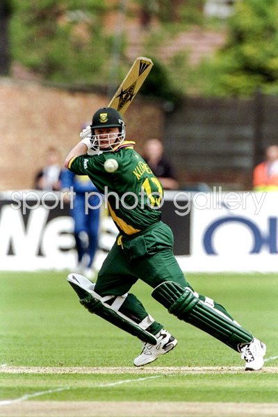 Lance Klusener South Africa bats v Sri Lanka World Cup 1999