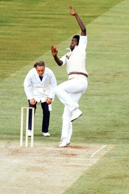 Joel Garner West Indies bowls World Cup Final Lord's 1979