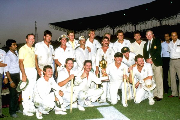 Australia Cricket World Cup Champions Calcutta 1987