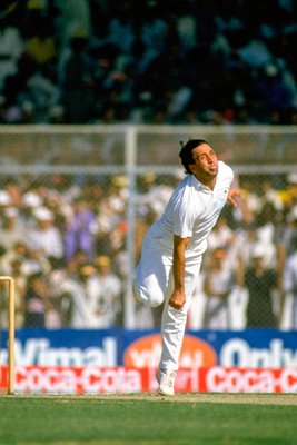Abdul Qadir Pakistan bowls World Cup Karachi 1987