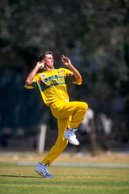 Glen McGrath Australia bowler Cricket World Cup India 1996