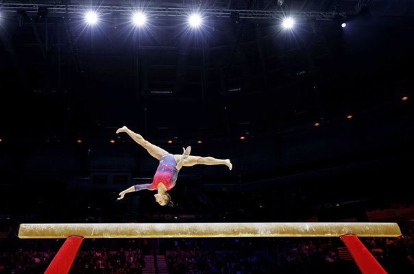 Jessica Gadirova Great Britain Beam Routine Gymnastics Worlds 2022