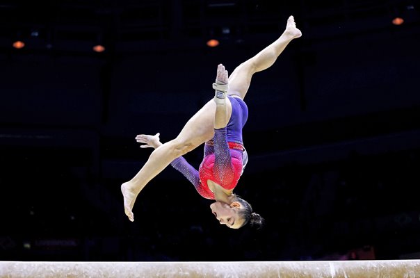 Jessica Gadirova Great Britain Beam Gymnastics World Championships 2022