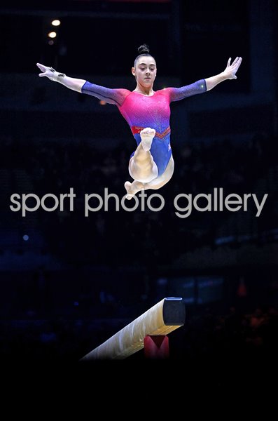 Jessica Gadirova Great Britain Balance Beam Gymnastics World Championships 2022